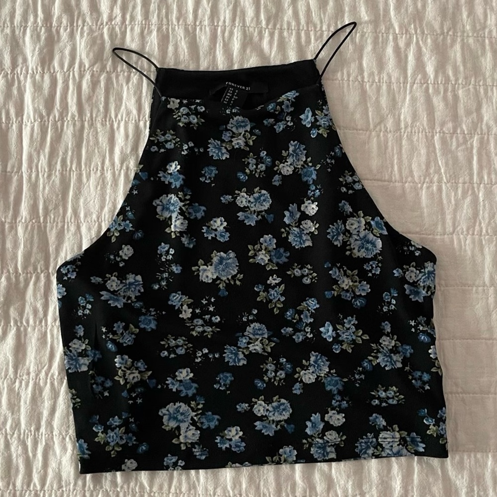 Flower Crop Top Size XS